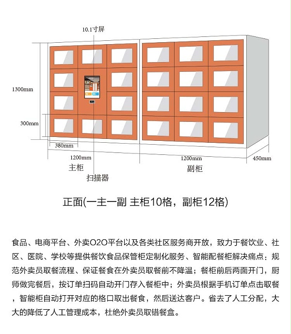 智能外卖柜系统定制